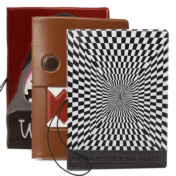 

Creative Decompression Passport Cover Holder Wallet Bag Travel Accessories Men PU Leather ID Address Portable Boarding Card Case