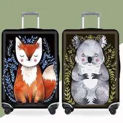 Креативный 3D чехол для багажа, защитный чехол для путешествий с животными, эластичный Водонепроницаемый чехол для чемодана, чехол для