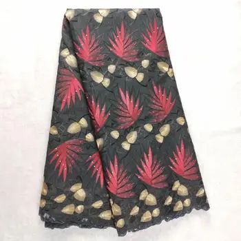 

African swiss dry lace fabrics high quality cotton lace fabric nigerian laces fabric 2020 high quality swiss voile lace 5yards