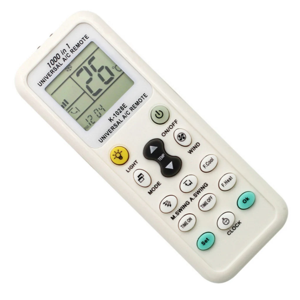 Universal K-1028E Low Power Consumption K-1028E Air Condition Remote LCD A/C Remote Control Controller