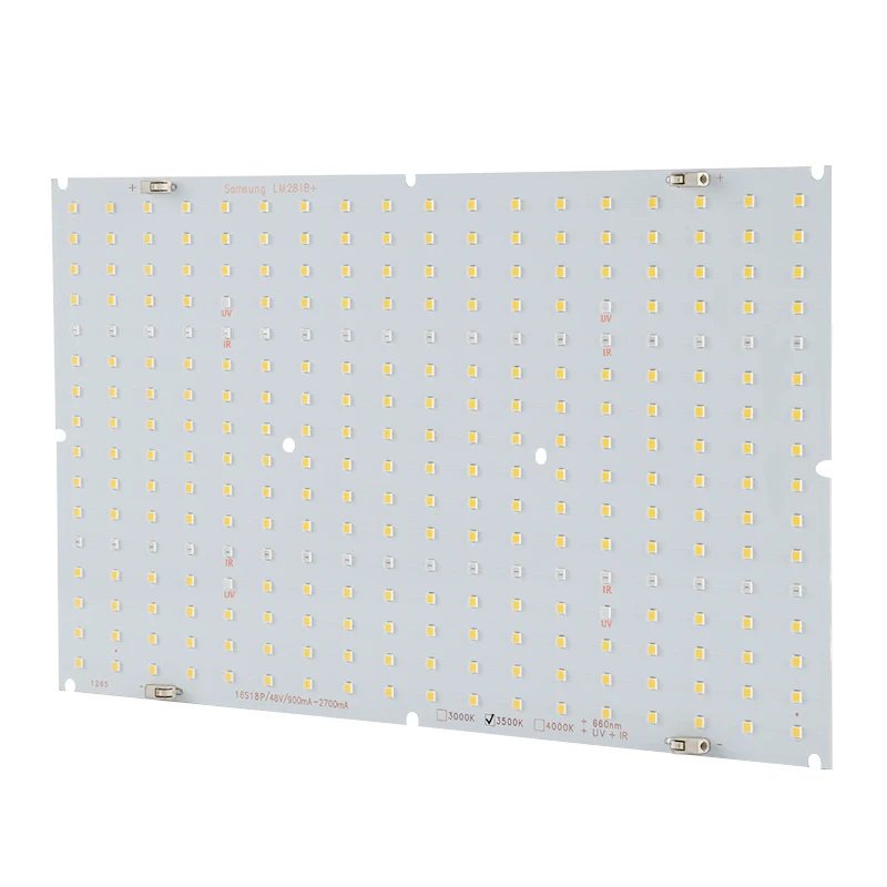 Samsung QB288 lm281b+ diy led grow light board 3000K 3500K 5000K UV IR led pre-drilled radiator Dimmable 120w 240w Driver led grow light,grow light
