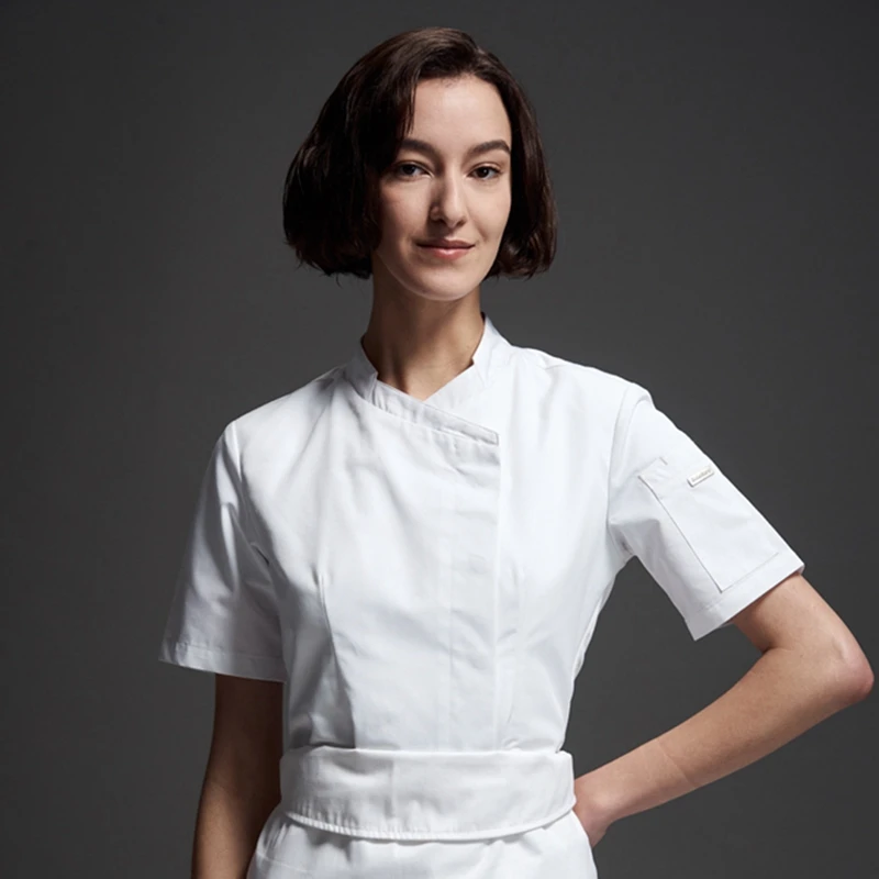 2021 spring high quality fashion French chef uniform baker unifrom restaurant for women | Тематическая одежда и униформа