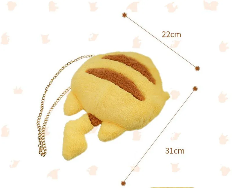 Bolsa Pokemon Pikachu japão anime haversack fundo cosplay adereços bolsa de ombro dos desenhos animados bonito mochila 14 QQ截图20190830093653