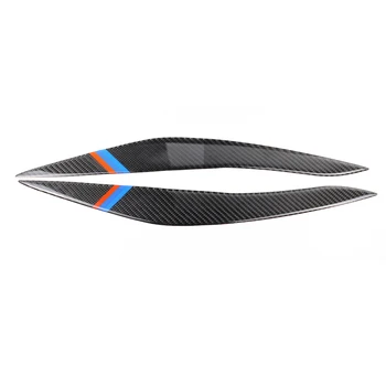 

Rush resistant Headlight Eyebrows Replacement Decoration Fade resistant Black