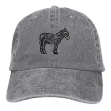 Tribe Donkey ковбойская Кепка унисекс Регулируемая Дальнобойщик бейсболки серый