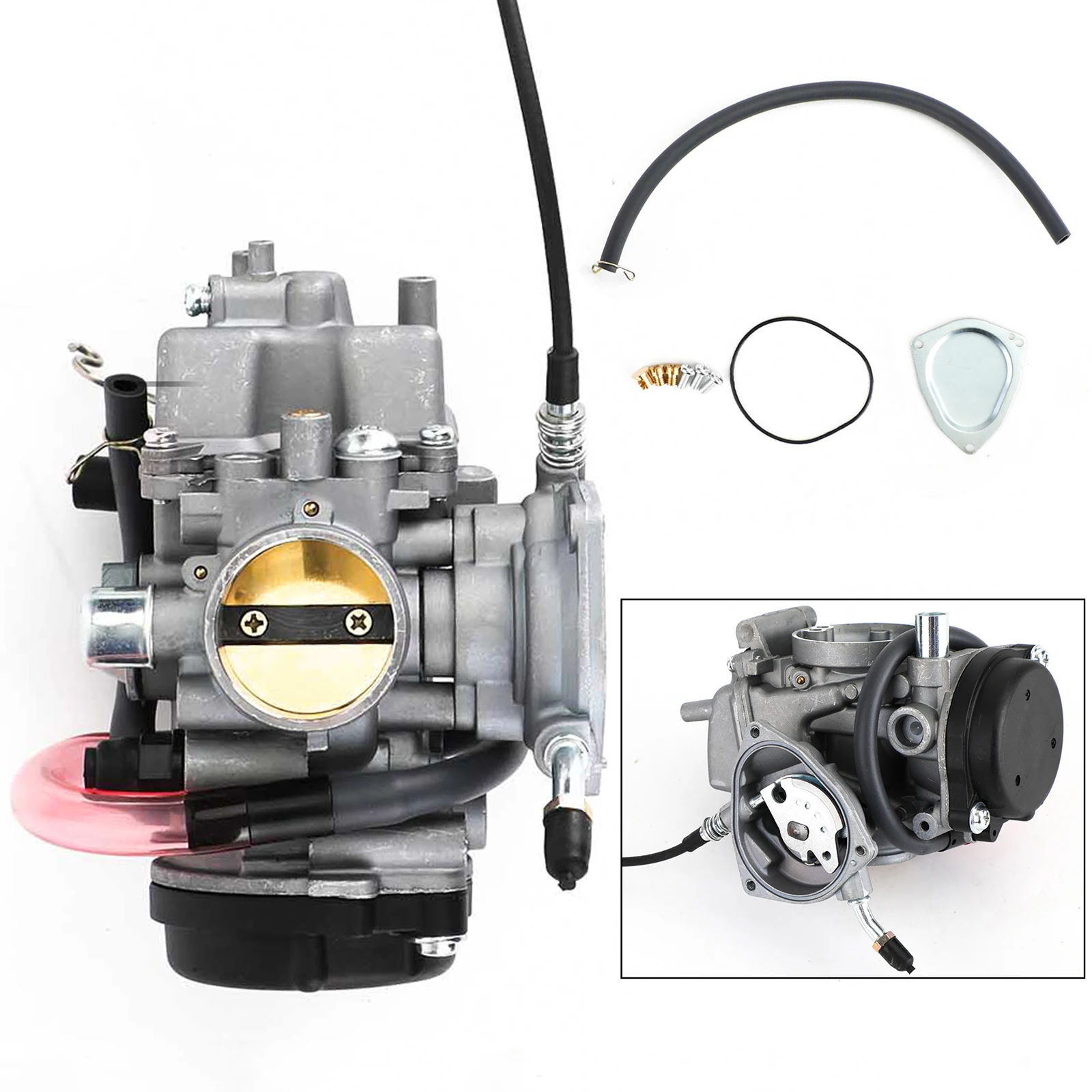 

Artudatech Карбюратор Carb ПОДХОДИТ ДЛЯ Yamaha Kodiak 400 YFM400 Big Bear 400 2000 2001 2002 2003 2004 2005