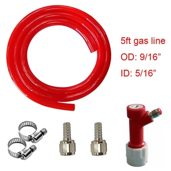 

Pin Lock MFL Beer Line Assembly Pin Lock Gas Line Assembly for Home Brewing Cornelius Keg Wine Making Soda Dispensing Keg Fittin