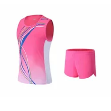 Стиль спортивный костюм набор женские настраиваемые печатные слова Спринт марафон Быстросохнущий Спортивный тренировочный костюм