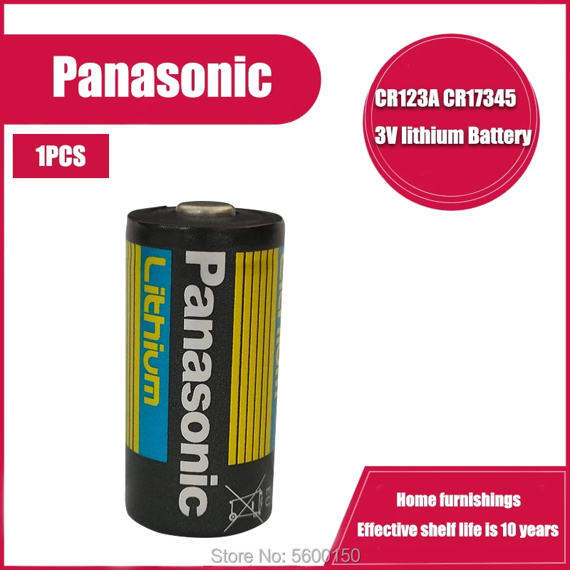 Новый Panasonic CR123 CR123A CR 123A 123 A123 CR17345 16340 3V литиевая Батарея для Камера фонарик сухого