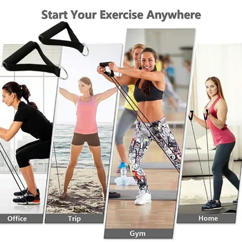

Gym Fitness Resistance Bands Strength Exercise Gum Rope Elastic Pull String Resistance For Home Fitness Workout Yoga Pilates