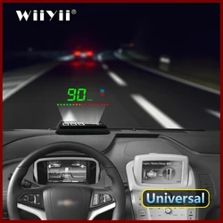 Projecteur de Vitesse GPS Numérique et Affichage Tête Haute pour Voiture, Compatible avec toutes les Voitures, Compteur, A2 Électronique, Pare brise Automatique, HUD 