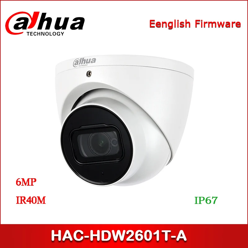 

Dahua HAC-HDW2601T-A 6MP CCTV Camera WDR HDCVI IR Eyeball Camera