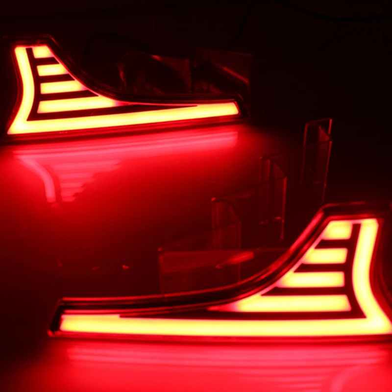 Car Flashing 1pair rear bumper brake tail light reflector for Suzuki