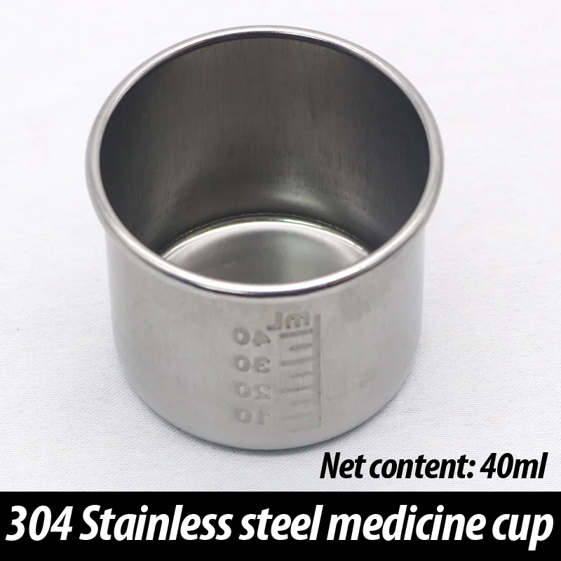 Medicalstainlesssteelmedicinecup304thickenedsmallmeasuringcup