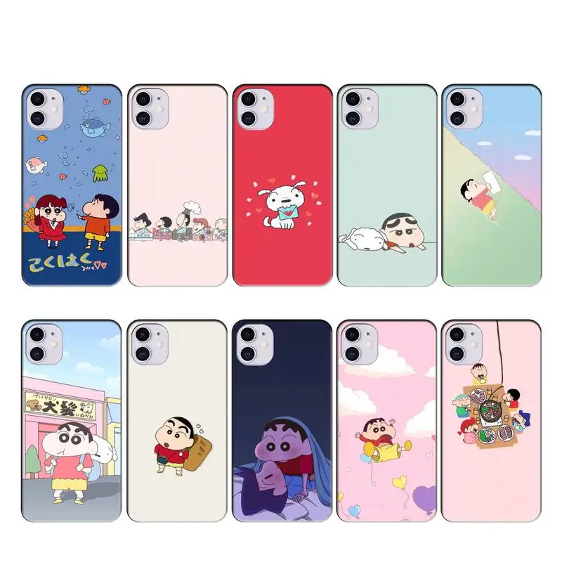 Милый чехол Crayon Shin chan для iphone 11 PRO MAX X XS XR 4S 5S 6S 7 8 PLUS SE 2020|Чехлы-накладки| |