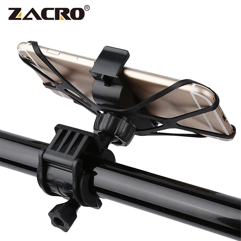 Держатель для телефона Zacro MTB велосипеда мотоцикла с силиконовой опорой Iphone Samsung