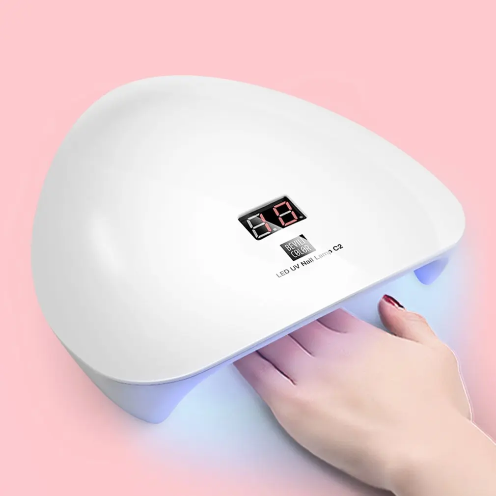 Upgraded Nail Phototherapy Machine 45w Smart Induction Nail Polish Phototherapy Glue Nail Art Light Therapy Baking USB
