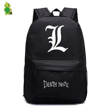 

Death Note Backpack Casual Laptop Backpack School Bags for Teenage Girls Boys Fashion Travel Shoulder Bags Kids Book Bags