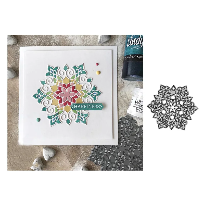 

Metal Cutting Dies Beautiful Flower Die Stencil for DIY Scrapbooking Photo Embossing Paper Card Decorative Making Craft Dies Cut
