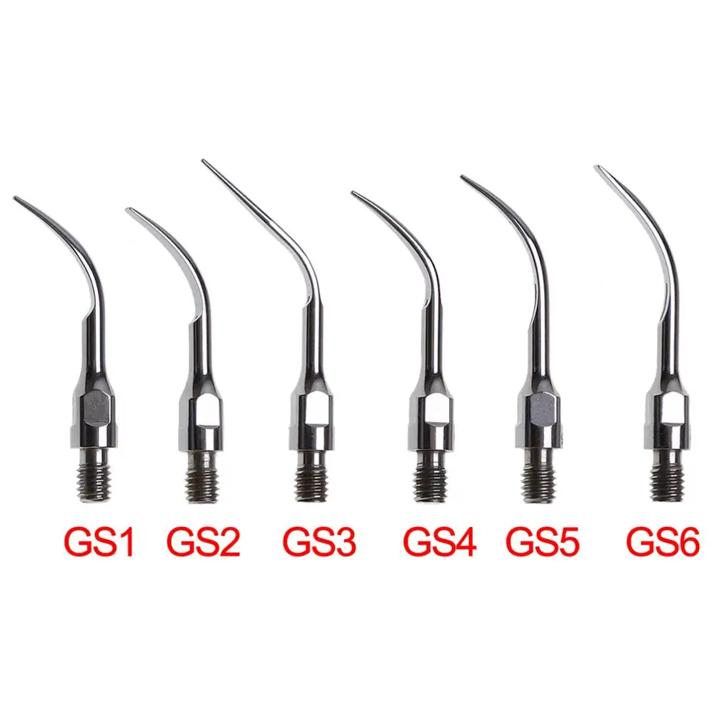 5PCS Packing 12 Types Dental Ultrasonic Piezo Scaler Scaling Endo Perio Tip Fit SIRONA scaler CE Certified 4