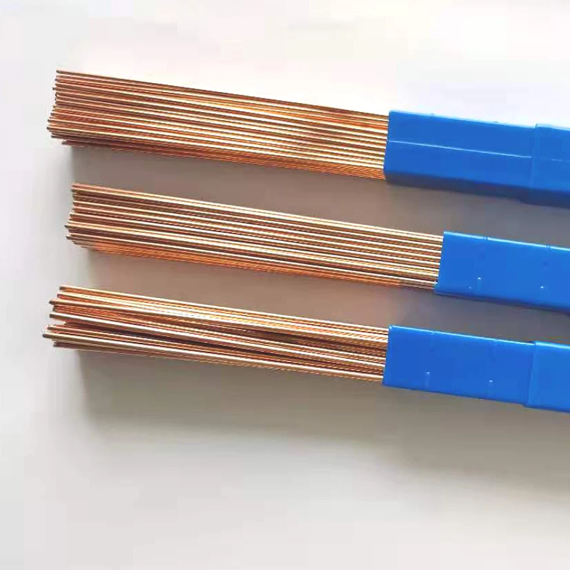1.0/2.0mm*500mm Phosphorus Copper Electrode Welding Rod  Brass Welding Wire Bronze Electrode Soldering Rod No Need Solder Powder gold solder paste Welding & Soldering Supplies