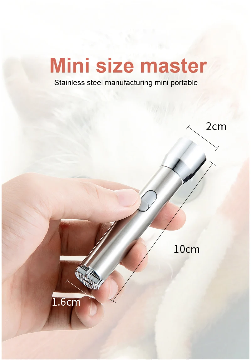 Cat Toy Funny LED Cat Laser Pen Toy Cat Pointer Light Pen USB Rechargeable With Bright Animation Mouse Shadow Small Animal Toys