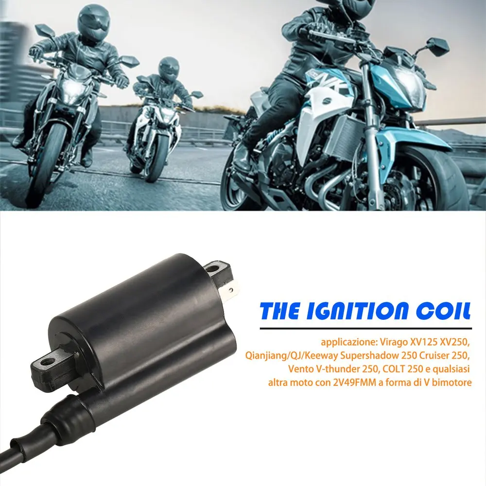 Новый зажигание более короткие и длинные катушки подходит для Yamaha GS125/GN125/VX250 Virago
