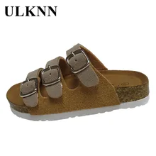 Best Price ULKNN kid's Cork Sole CHILDREN'S Slippers Summer Mixed Colors Medium-small CHILDREN'S Shoes Baby Anti-slip Buckle Shoes Best Price ULKNN kid's Cork Sole CHILDREN'S Slippers Summer Mixed Colors Medium-small CHILDREN'S Shoes Baby Anti-slip Buckle Shoes
