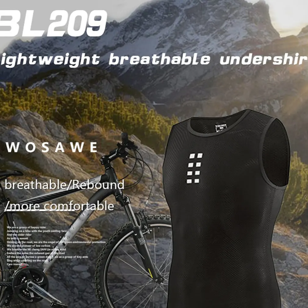BL209 Быстросохнущий дышащий жилет для велоспорта, модный мужской жилет для серфинга, облегающий жилет