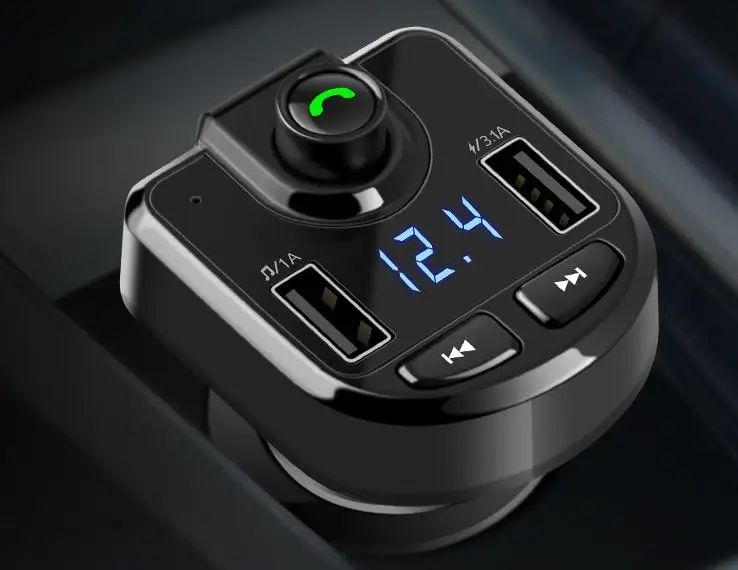 20 шт fm-передатчик беспроводной Bluetooth MP3-плеер Поддержка TF USB диск автомобиля 3.1A двойной USB зарядное устройство