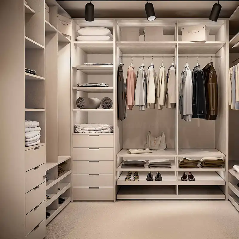 Ropero blanco moderno con diseños para mujeres estilo europeo|Sets de