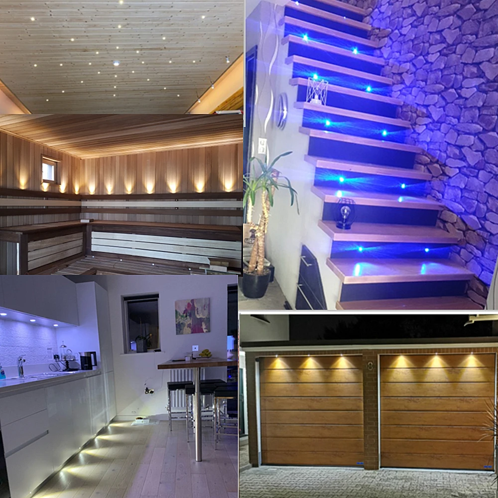 Description Picture 2 of item20pcs LED Spotlight Dimmable 12V 3V 24V Downlight 1W Recessed Ceiling Lamp Kitchen Cabinet Stair Spot Bulb Light Dropshipping