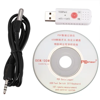 

Pc Temper2 Sensor Usb Thermometer Hygrometer Temperature Data Logger Recorder