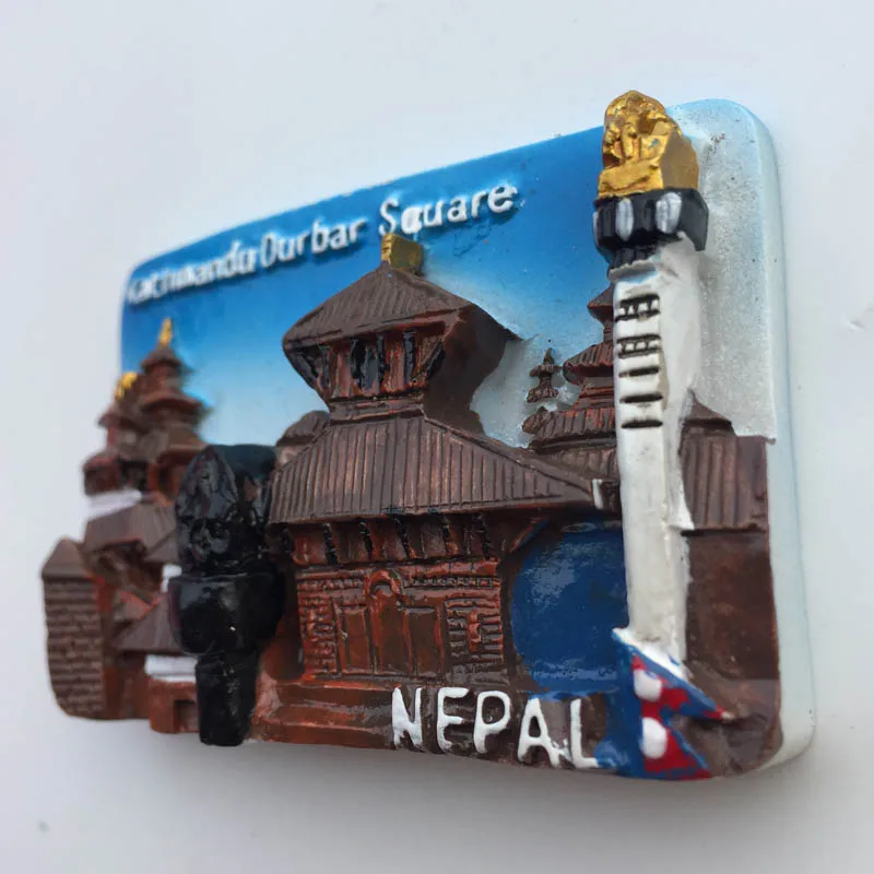 Nepal  Landscape Fridge Magnets Souvenir Nepal Scenic Spots Decorative 3d Resin Crafts Home Decor Gift Ideas Asia Tourist