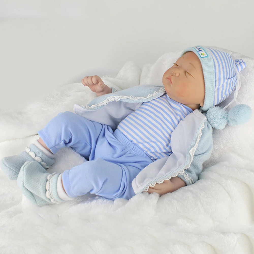 Decdeal Reborn Baby Doll 22 дюймов 55 см милое лицо реалистичное мягкое прикосновение детские куклы игровой дом игрушка для маленькой девочки подарок на день рождения набор