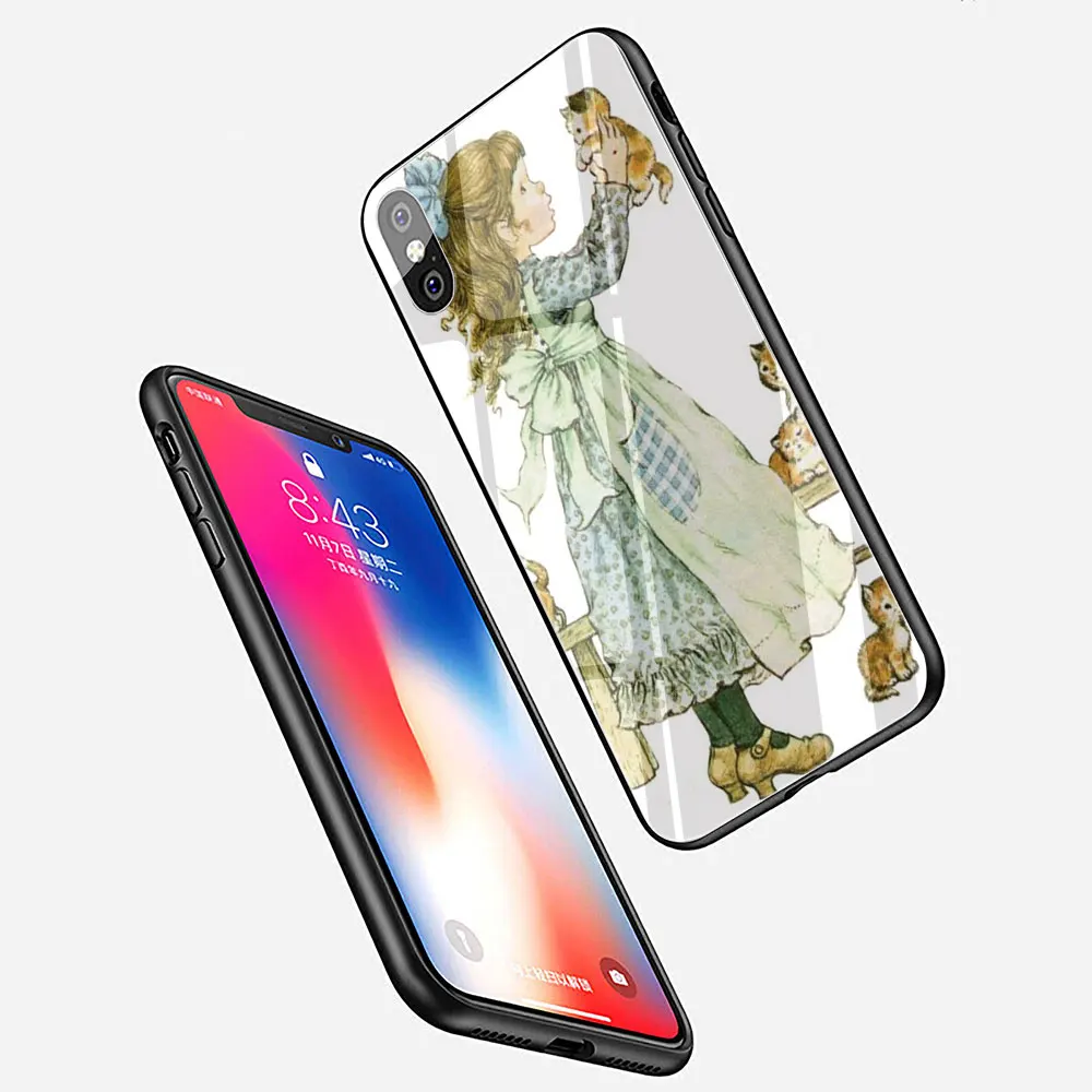 Чехол из ТПУ с закаленным стеклом для iPhone SE 2020 11 Pro X или 10 8 7 6 6S Plus 5 5S Xr Xs Max|Бамперы| |