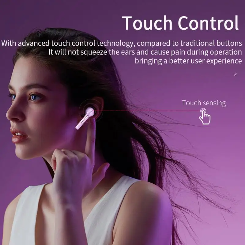 J18 TWS Wireless Headphone Bluetooth Earphone In Ear Headset True Wireless Earbuds For Xiaomi Phone Handsfree