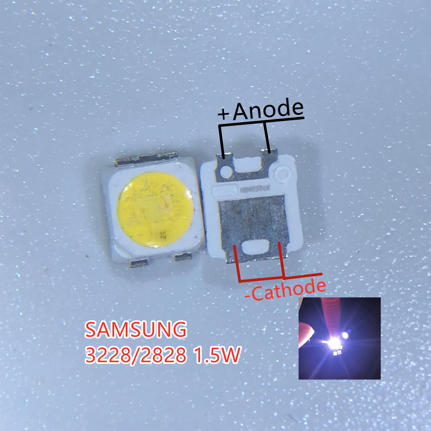 50 шт. светодиодная подсветка для телевизора SAMSUNG TT321A 1 5 Вт 3 в 3228 2828 | Электронные