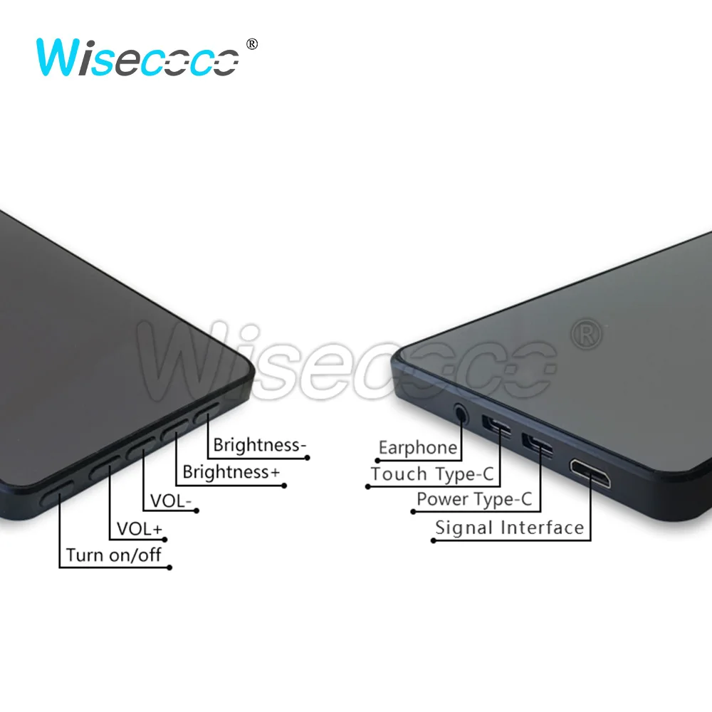 Wisecoco 7 ġ LCD ũ , 1080P FHD IPS  ܼ ī޶, ġ ũ 7 ޴ 