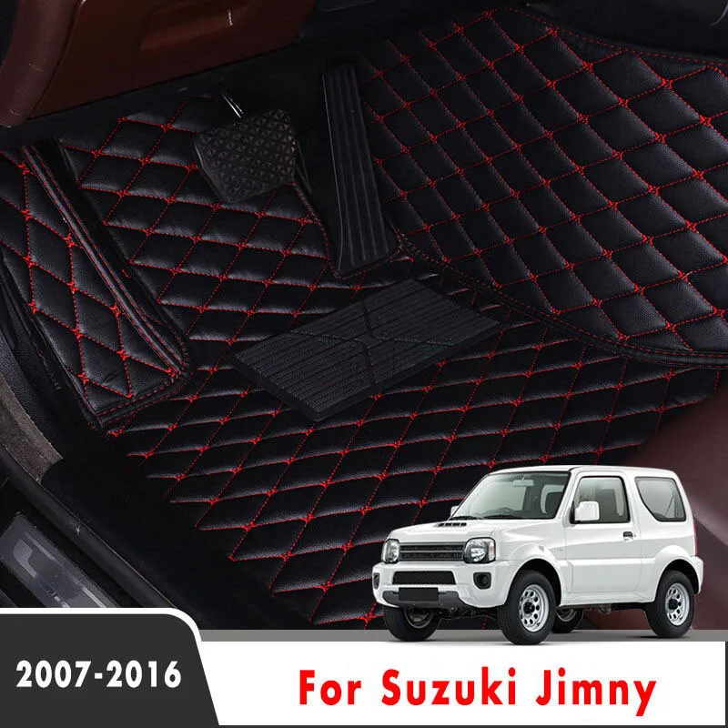 US $28.37 Car Floor Mats For Suzuki Jimny 2016 2015 2014 2013 2012 2011 2010 2009 2008 2007 Auto Accessories Leather Carpets Custom