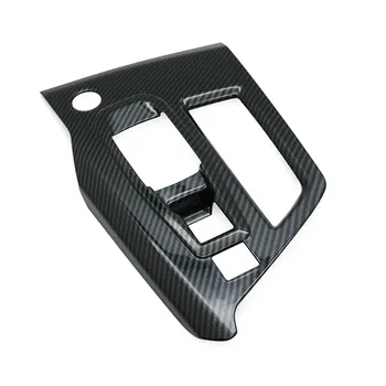 

3008GT Carbon Fiber Gear Shift Panel Cover Car Decoration Trim For Peugeot 3008 GT 5008 2016 2017 2018 Interior Accessories