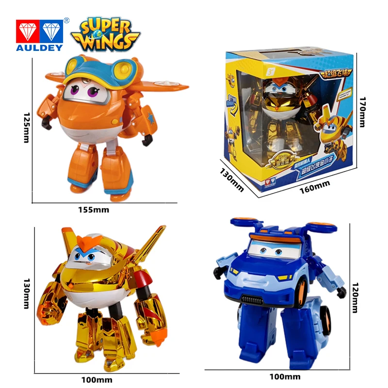 Экшн фигурки AULDEY Super Wings новинка золотистый мальчик/SUNNY/лев трансформирующая