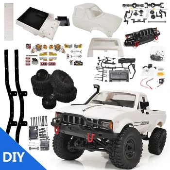 

RC Car 4WD 1/16 Kit 2.4G Crawler Off Road RC Car 2CH Vehicle Models With Motor Servo and Head Light
