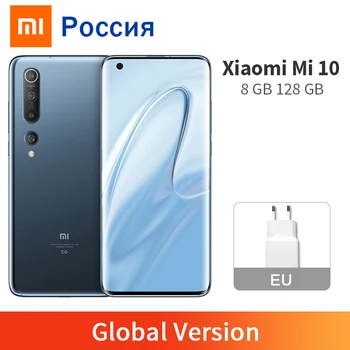 

Global Version Xiaomi Mi 10 8GB 128GB Mobile Phone 5G 108MP Quad Camera Snapdragon 865 Octa Core 6.67" AMOLED Display WIFI 6