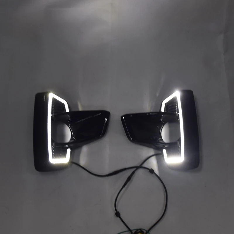  LED DRL Daytime Running Light Fog Lamp 12V Car Running Lights for Toyota Hilux Revo Rocco - 4000277055635