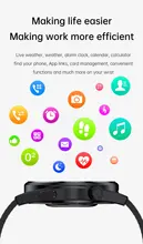 LEMFO – montre connectée pour hommes, écran tactile HD 2021x390, Bluetooth, appels, moniteur de fréquence cardiaque, commande musicale, 390