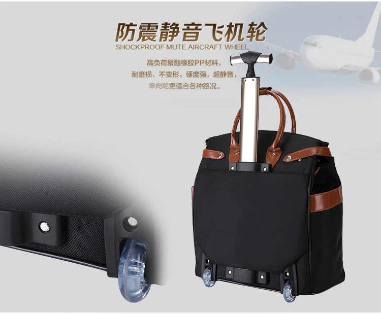 Обеспечивает простоту переноски Портативный оксфордская сумка может сесть на коротких поездок прокатки Чемодан Spinner бренд дорожного чемодана