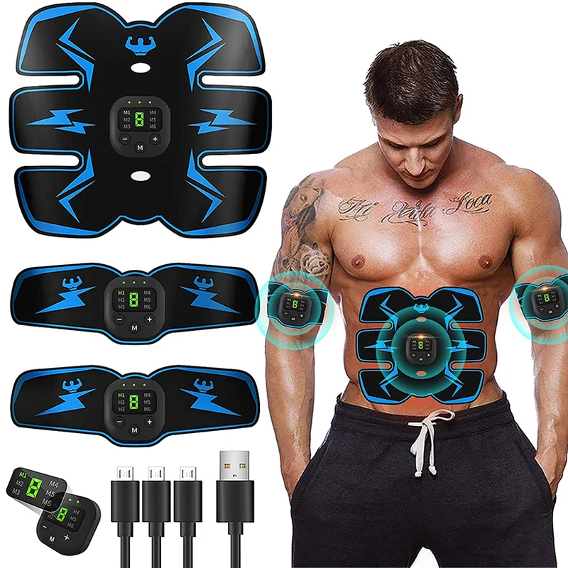 Abdominal Muscle Stimulator EMS ABS Trainer Electrostimulation Muscles Toner Home Gym Fitness Equipment USB Recharge muscle stimulator,abdominal muscle stimulator