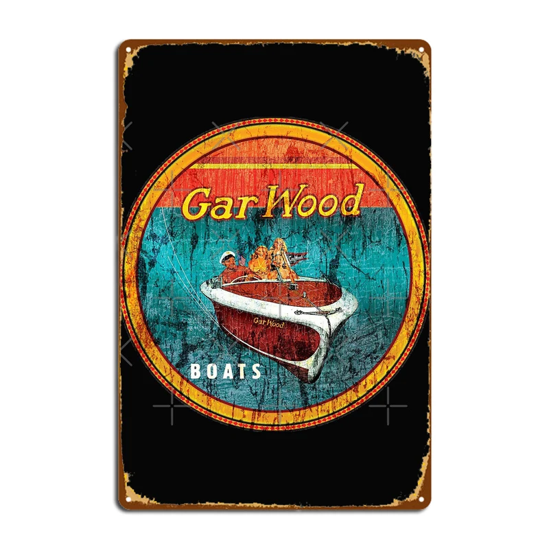 

Gar Wood Vintage Wooden Boats Usa Metal Signs Wall pub pub Garage personalized Plates Tin sign Posters