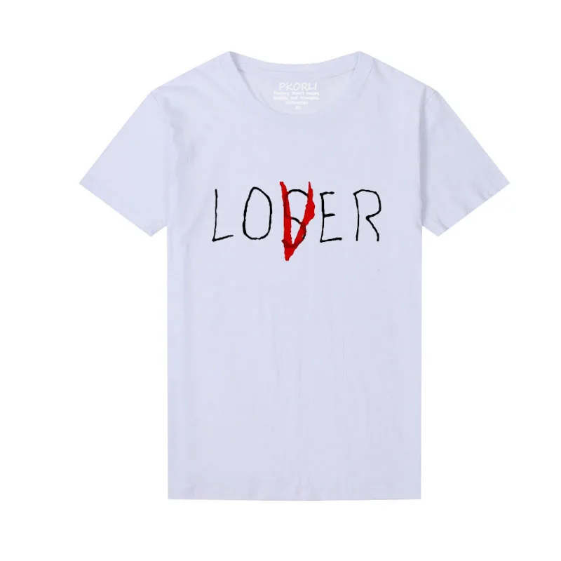 Best Selling Loser Lover It Inspired Tshirt summer Movie It Losers Club T-shirt T shirts brand clothes fitness cotton Tshirt Top